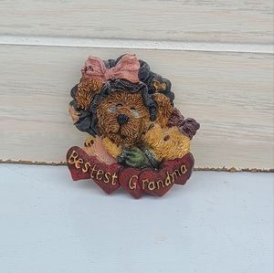 Boyd's & Friends Pin The Bearwear Collection Nana Bear w Bailey Bestest Grandma